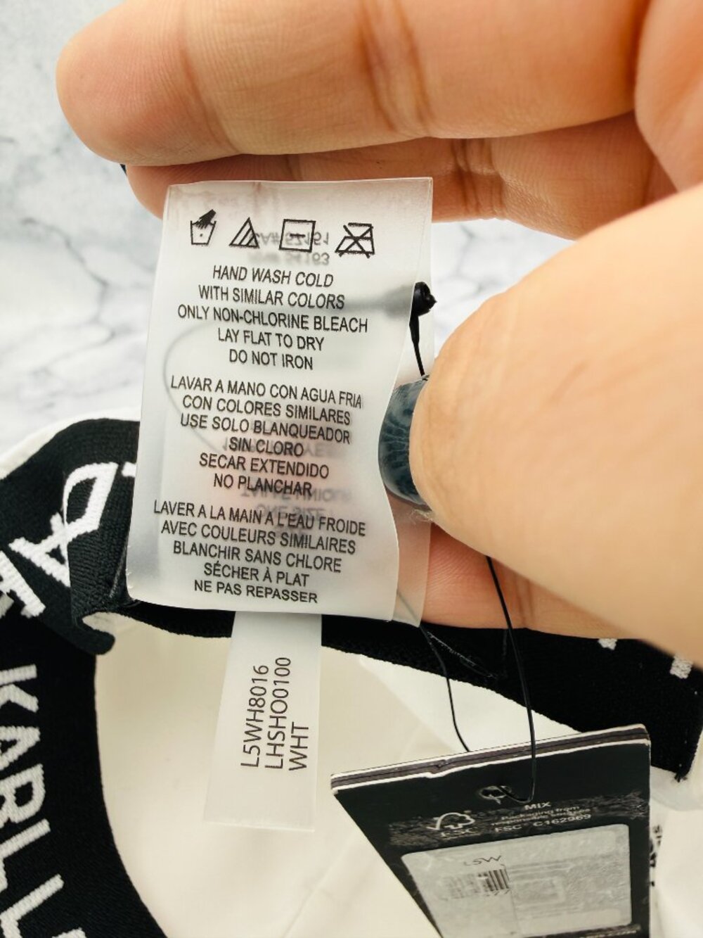 Karl Lagerfeld Paris Baseball Cap Choupette Tennis Embroidery White,One Size,NEW - Picture 8 of 12